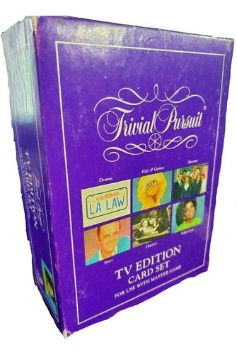 Conjunto De Cartas De Edição De Tv Trivial Pursuit