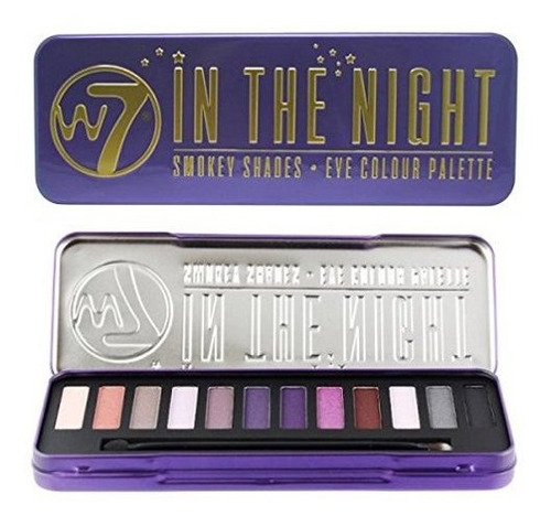 W7 - Smokey Shades  In The Night  - Paleta De Colores Para O