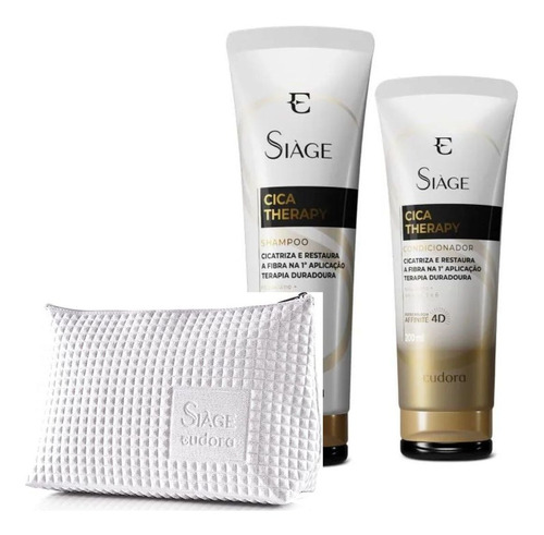 Kit Siàge Shampoo Cica Therapy Com Necessaire - Eudora