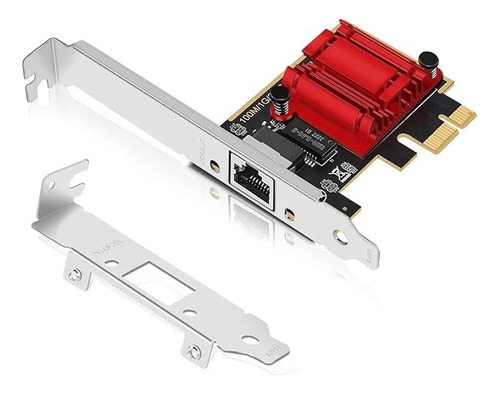 Tarjeta Red Rj45 Pci-e 2.5gbps Chipset Realtek Rtl8125b + Lp