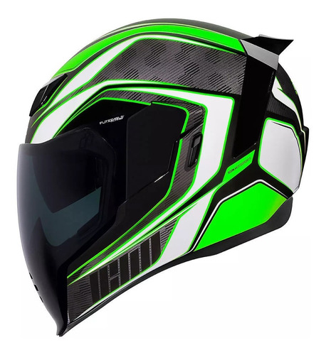 Casco Icon Airflite Raceflite Verde Certificado