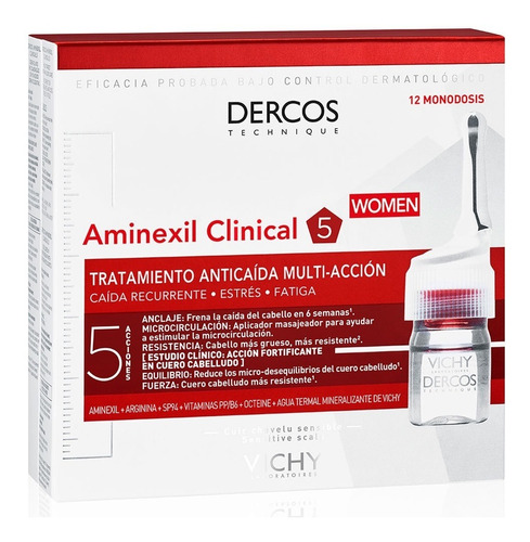 Ampollas Anti-caída Vichy Dercos Aminexil Clinical 5