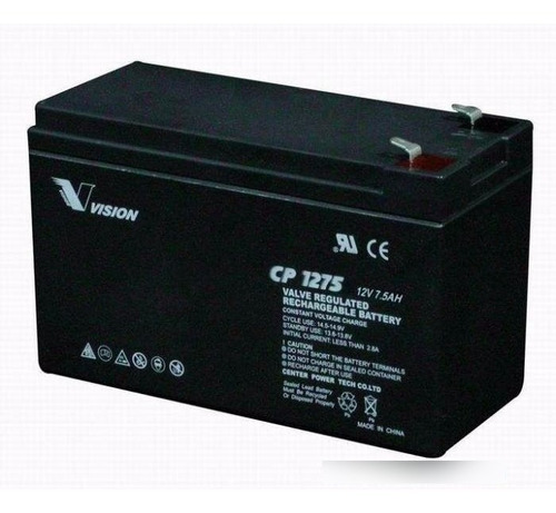 Bateria Gel 12v 7,5ah + Cargador P/audio Alarma Ups Led