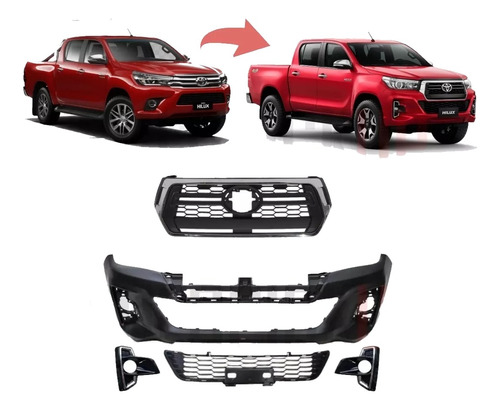 Trompa Toyota Hilux 16/19 A 2020 Kit De Cambio Revo A Rocco 