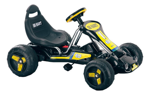 Go Kart Con Pedales; 3 A 7 Años; Negro