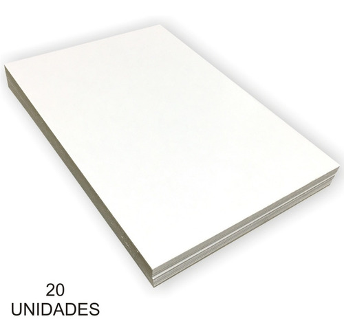 Cartón Sublimable Grueso Blanco Tamaño A4 Pack 20 Unidades