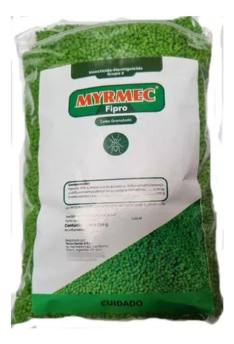 Insecticida Hormiguicida Cebo En Pellets Myrmec X 750 Gr 