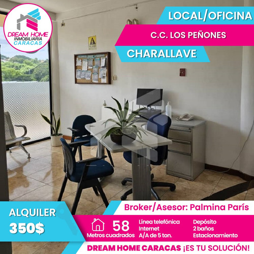 Local Comercial Y/o De Oficina En Alquiler C.c. Los Peñones - Charallave 