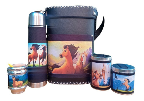 Set Matero Kit De Mate Completo Caballo Spirit Disney