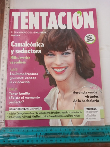 Revista Tentación El Semanario De Las Mujeres No 16
