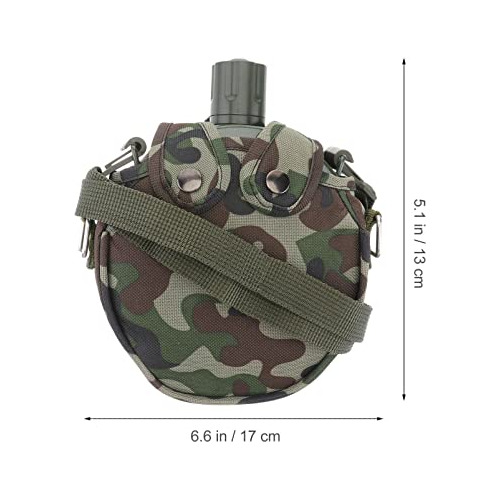 Cantimplora Militar De Acero Inoxidable Patrón De Estr...