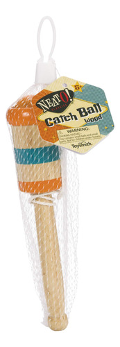 Toysmith Wooden Catch Ball