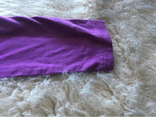Remera Manga Larga Desigual Bebé Nena Violeta Con Tul Rosa (Usado)