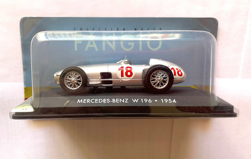 Auto A Escala 1:43 Mercedes Benz W196 Año 1954 Museo Fangio Gris