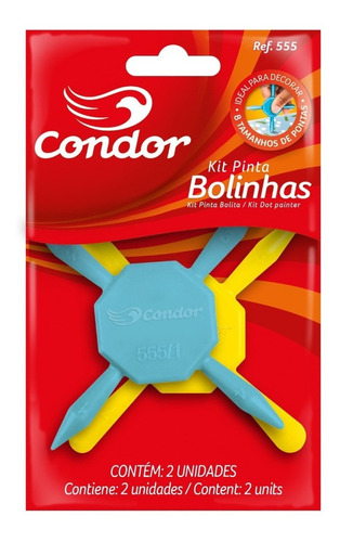 Decoração Pinta Bolinhas 2x4 Pontas Condor 