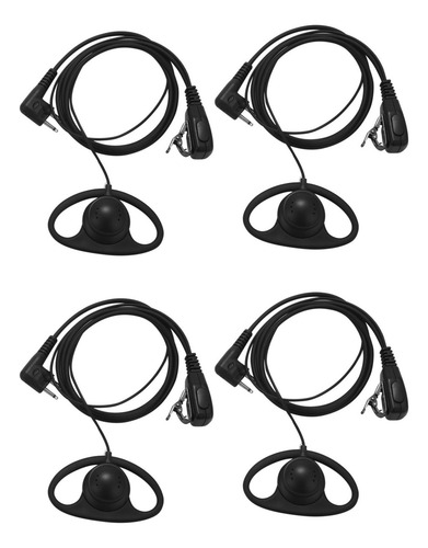 Bs (pacote Com 4) Fone De Ouvido Ptt Avançado Em Forma De D