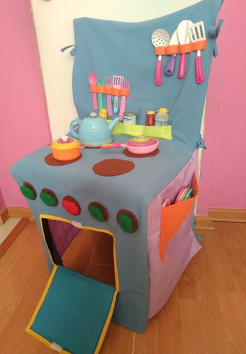 Cocina Infantil Tipo Funda De Silla