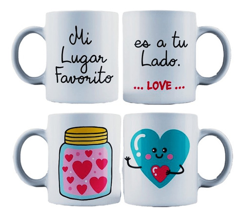 Mug Para Parejas Tazas Para Parejas Mi Lugar Favorito