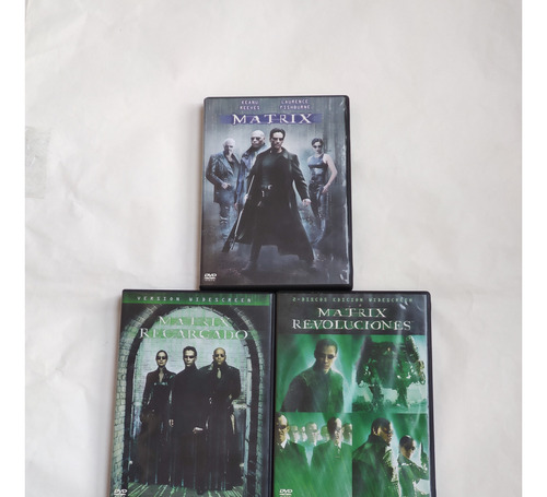 3 Dvd Matrix Revoluciones Matrix Recargado Matrix Trilogia