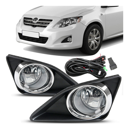 Kit Faros Niebla Toyota Corolla 2008 2009 2010 