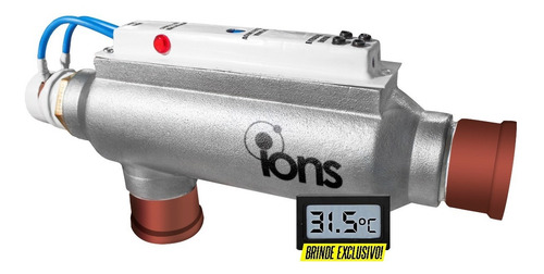 Aquecedor 6.000w De Piscinas Até 10 Mil Litros Inox Completo