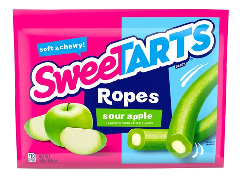 Dulces Sweetarts Soft & Chewy Manzana Ácida 255 Gr