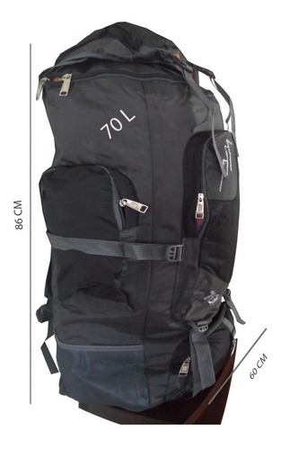 Mochila Camping 70 Litros Impermeable