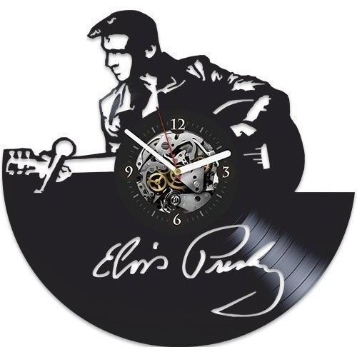 Reloj De Pared De Vinilo Elvis Presley, Regalo De Elvis Pres