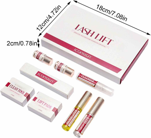 Kit Profesional Lifting Y Rizado De Pestañas Iconsign