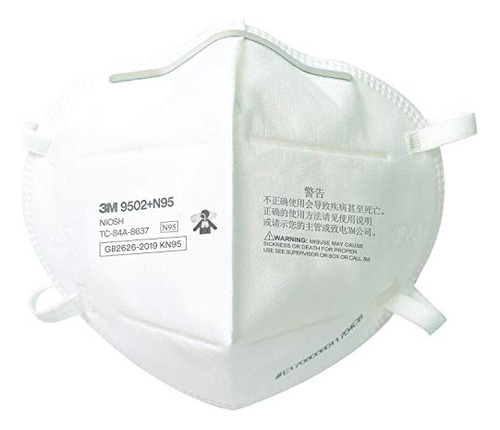 Respirador 3m N95 Particulate 9502+ Desechable, Paquete De 5
