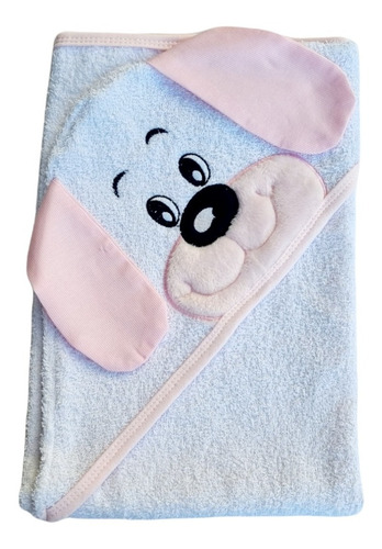 Imagen 1 de 1 de Toallón Para Bebes Con Capucha Animalitos Con Orejas