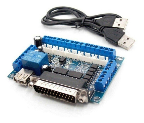 Tarjeta Controladora Cnc Db25 Diversos Drivers Para Mach3