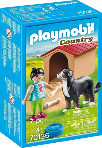 Playmobil Country 70136 - Niña Con Perro