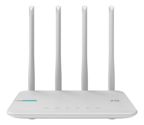 Router Zte E1200 128mb 2.4/5 Ghz 1200 Mbps - 3x Rj-45 Blanco