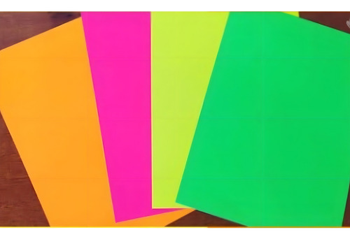 Kit especial de papel y cinta adhesiva de neón para decoración de fiestas