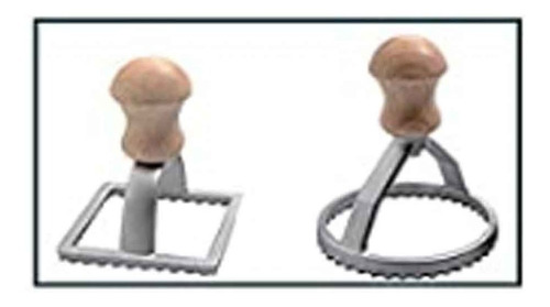 Imagem 1 de 2 de Set 2 Cortadores De Ravioli E Biscoito Eppicotispai