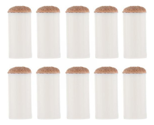3 X 10 Piezas Puntas De Taco De 13 Mm Marrón 13 Mm Marrón