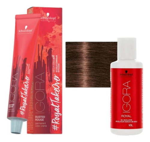 Tintura Igora Royal Tono 6.491 + Oxidante 60ml Schwarzkopf