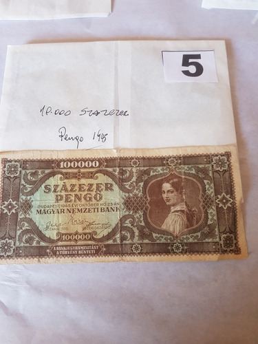  Hungria 1945  L100000 Pengo