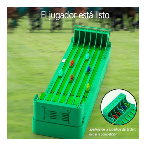 Juego De Carreras De Caballos Electrico Portatil 6 Caballos