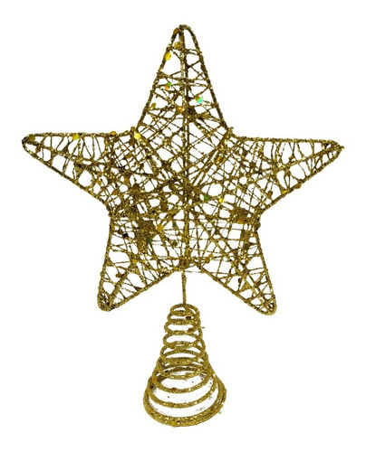 Puntal Estrella Alambre 18 Cm Árbol Navidad - Sheshu Navidad