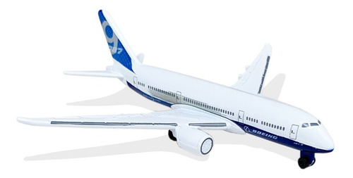 Miniatura Coleção Avião Comercial Metal 11 Cm - Majorette