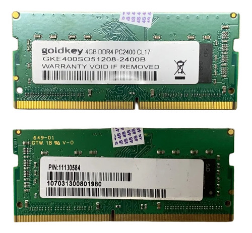 Memoria Notebook Ddr4 Goldkey 4gb 2400 Gke400s051208-2400b