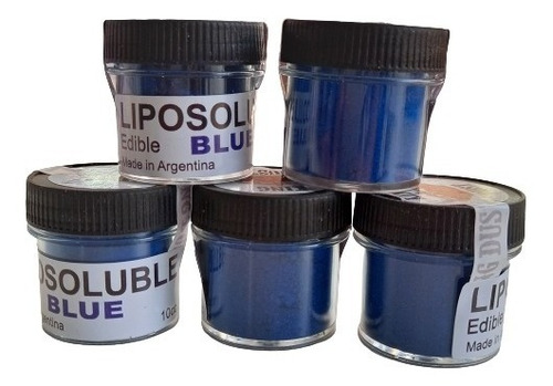 Colorante Comestible En Polvo Liposoluble Azul King Dust