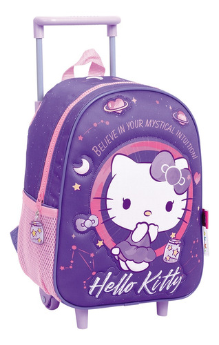 Mochila Wabro Hello Kitty Mystical Niñas Carro Escolar 12 In