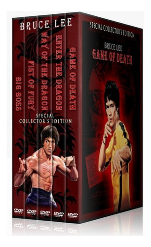 Bruce Lee - Saga Kung Fu - Artes Marciales - Dvd - 5 Films  