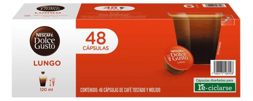 64 Cápsulas De Café Dolce Gusto 32 Tazas Americano