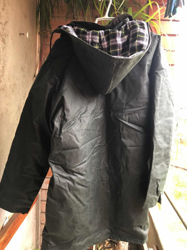 Imagen 7 de 8 de Campera Inglesa Auténtica De Hilo Encerado. Talle L Verde.