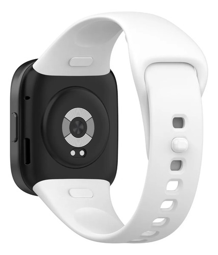 Malla Correa Siliconada Para Smartwatch Xiaomi Redmi Watch 3 Blanco