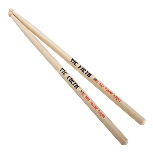 Palitos de dente exclusivos Vic Firth Snm Nicko Mcbrain Signature Stick Material: Hickory, tamanho 5a